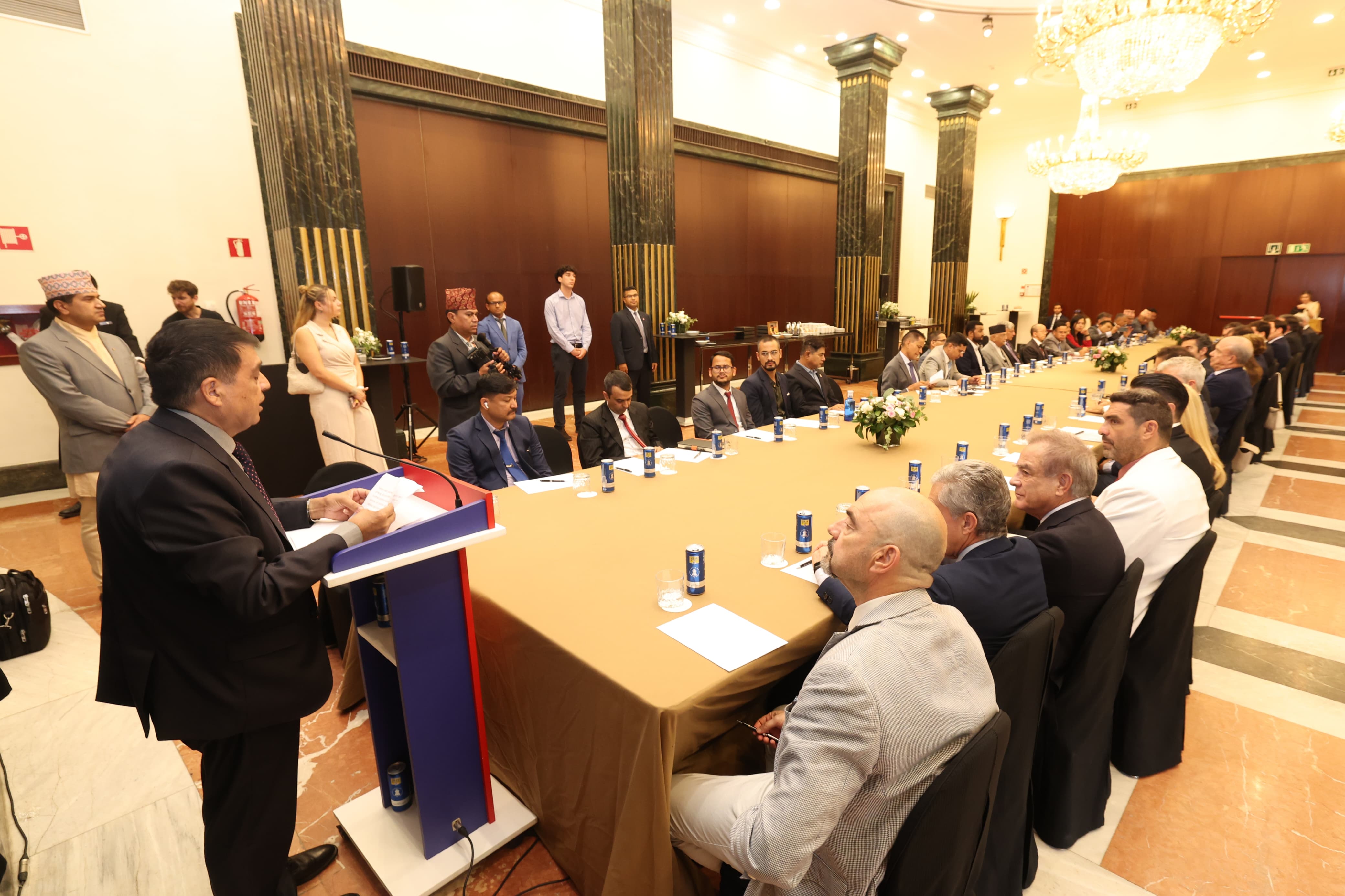 नेपालमा लगानी र आर्थिक सहकार्य बढाउन स्पेनीस व्यवसायीहरुलाई महासंघ अध्यक्ष ढकालको आग्रह